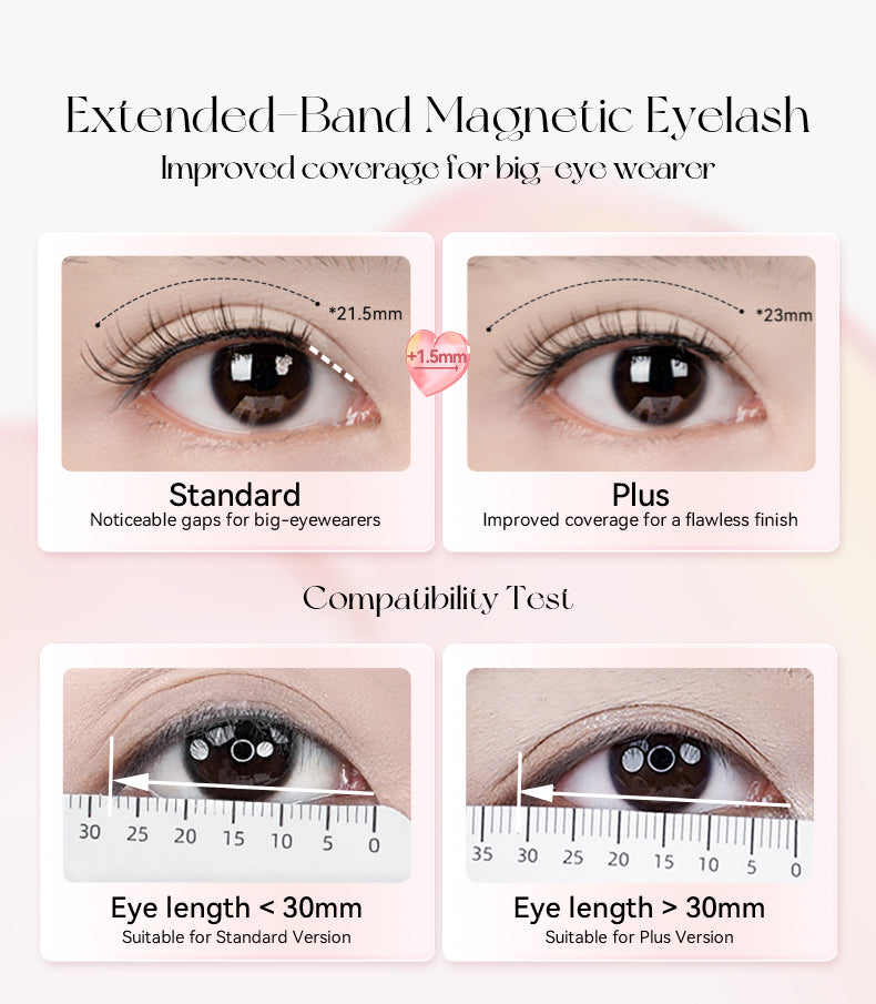 NO.14+ Soft Magnetic Eyelashes – Upgraded All-in-One Box