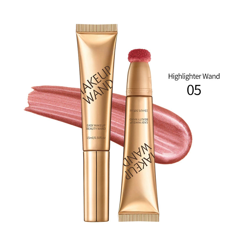 ✨"MUA’s Secret! Multi-Tasking Liquid Blush Stick – Brightens Tear Troughs & Smile Lines in One Swipe"