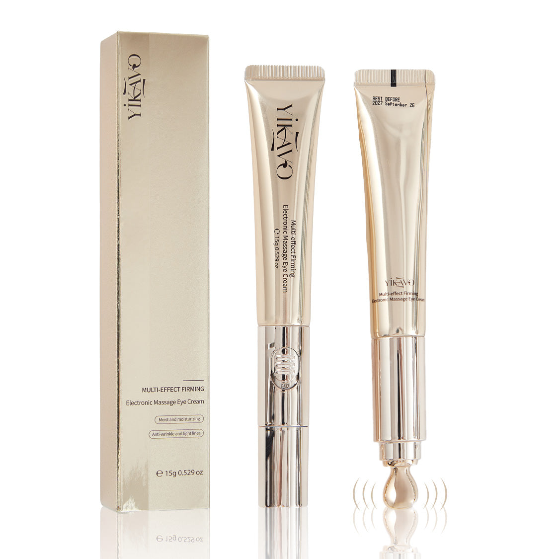 ✨ Electric Massager Multi-Effect Eye Cream | Reduces Puffiness, Fine Lines, Dark Circles & Eye Bags