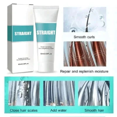 Silk & Keratin Hair Straightening Cream