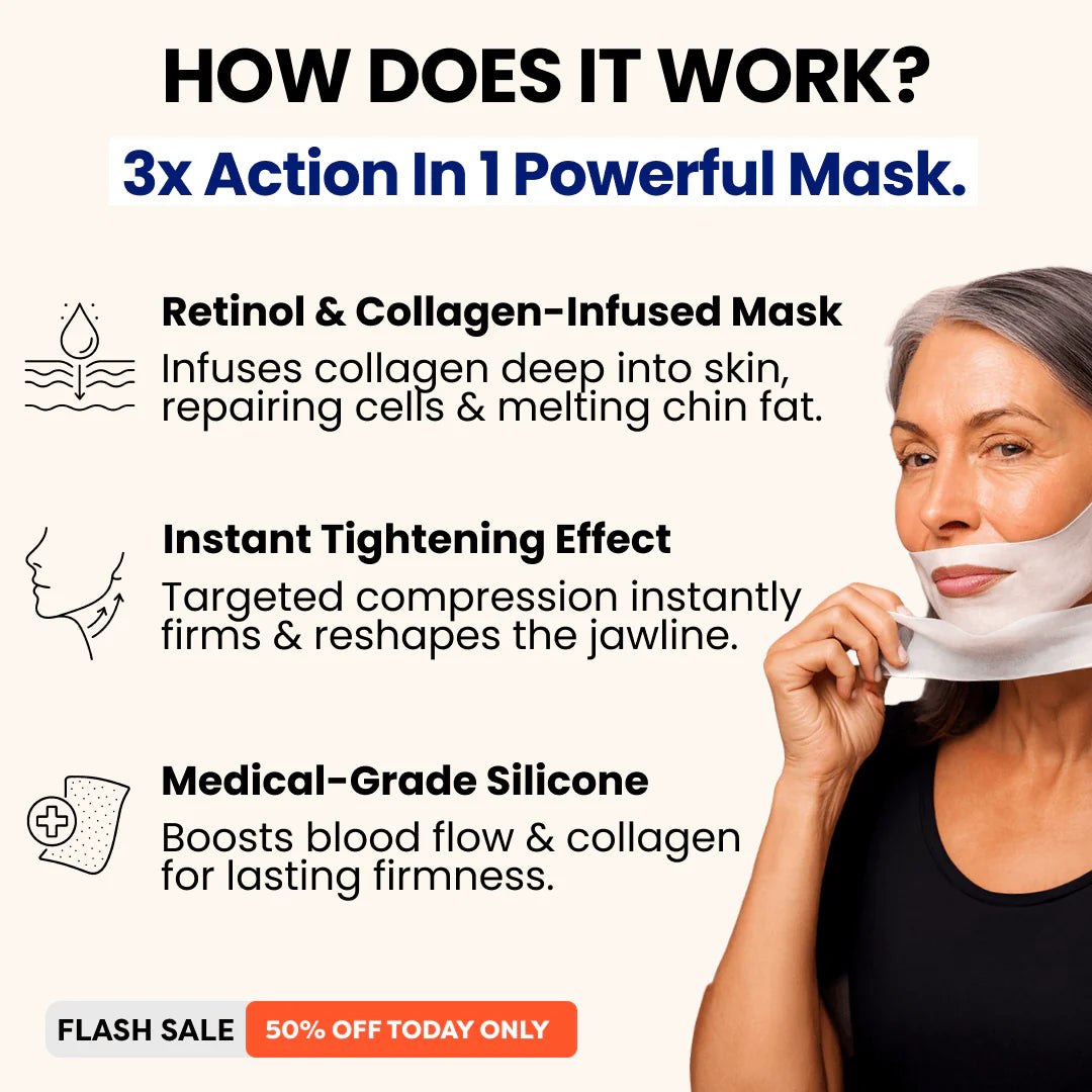 Firming and hydrating mask for light lines: 7-day skin rejuvenation