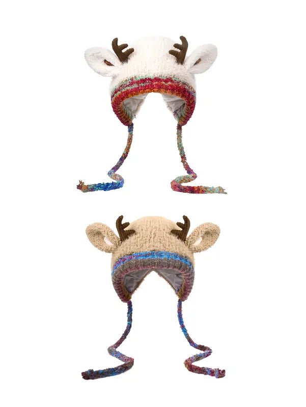 Original design Festive Christmas Antler Hat,Suitable for the family It can be worn by adults and children