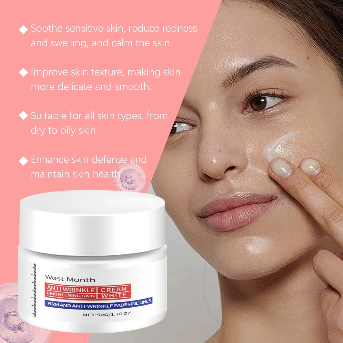 Anti Aging Moisturizer Face Cream for Women & Men,Whitening and Freckle Removing Essence
