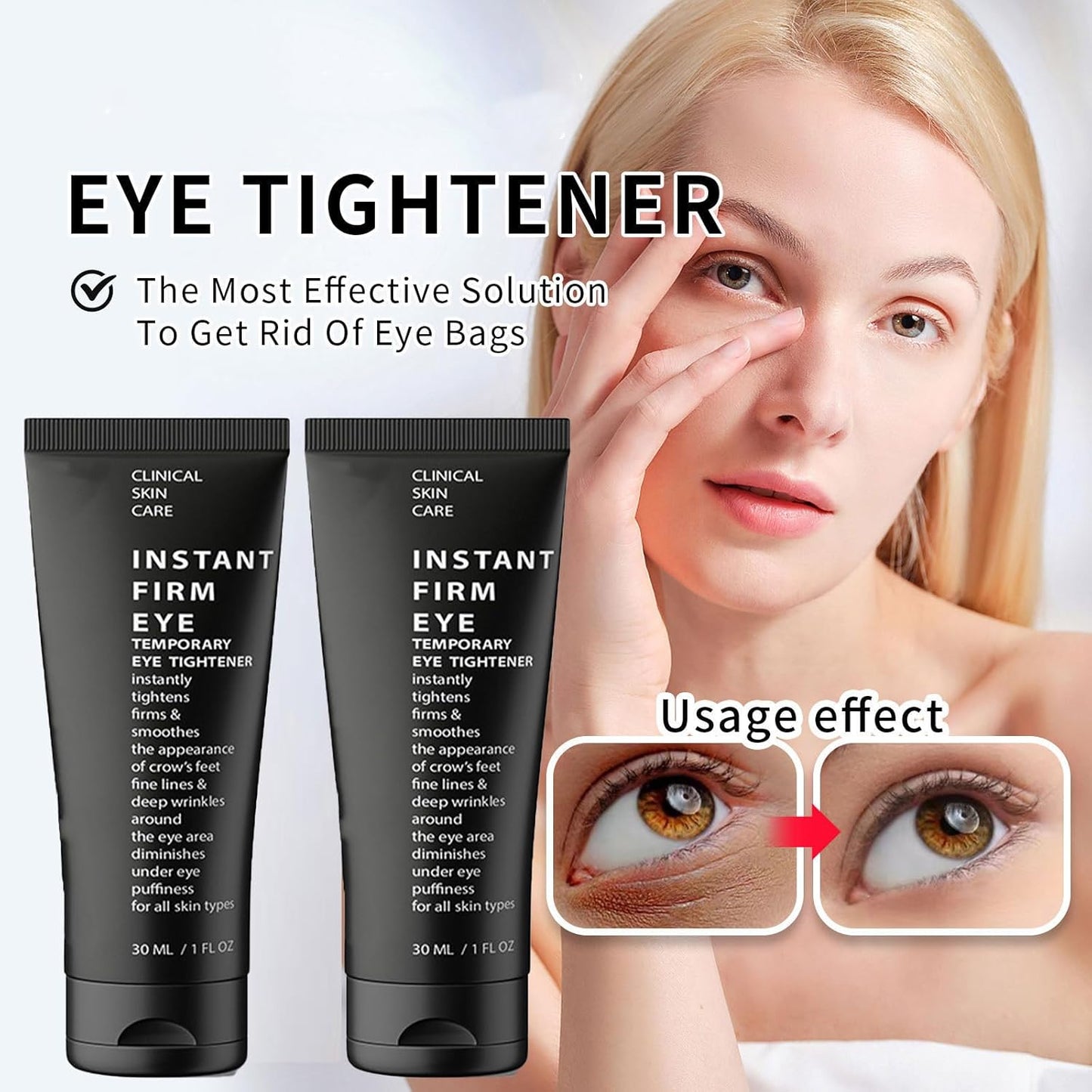 Eye Cream, Eliminates eye bags & wrinkles