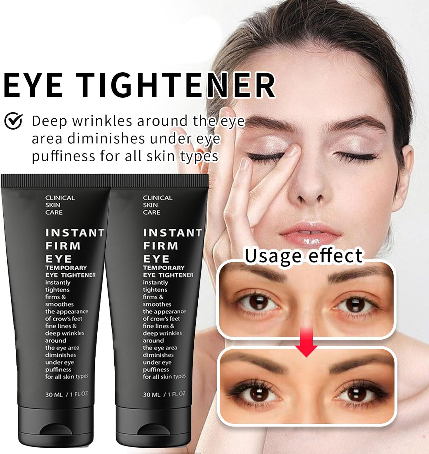 Eye Cream, Eliminates eye bags & wrinkles