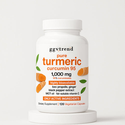 Turmeric Curcumin with Black Pepper & MCT Oil – 120 Capsules