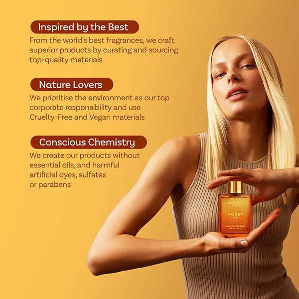 ๐ฏ Honey Oud EDP 100ml | Patchouli-Vanilla Floral Spicy Vegan Fragrance
