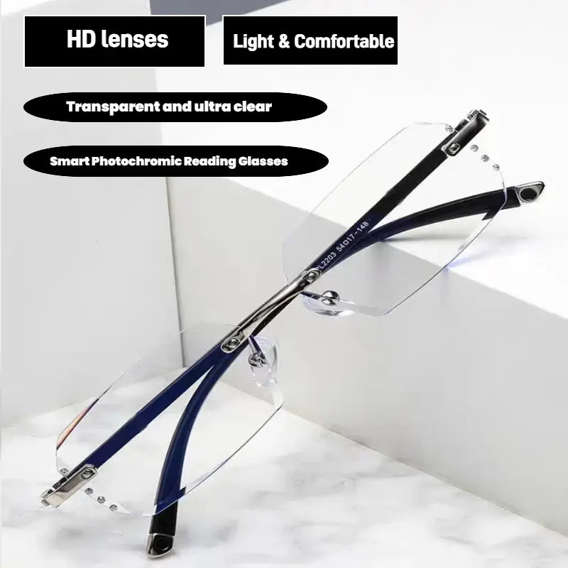 Anti-Blue Light Presbyopia Glasses,Unisex,Lightweight, Comfortable Fit,,Auto Zoom,,for Reading, Computer or TV