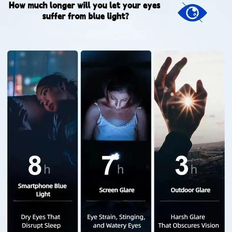 Anti-Blue Light Presbyopia Glasses,Unisex,Lightweight, Comfortable Fit,,Auto Zoom,,for Reading, Computer or TV