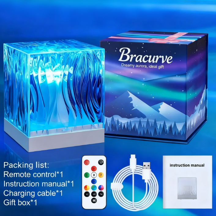 Water Ripple Lamp Ambient Lighting for Bedroom