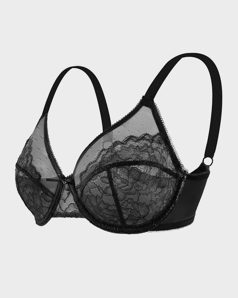 Enchante Unlined Lace Underwire Bra