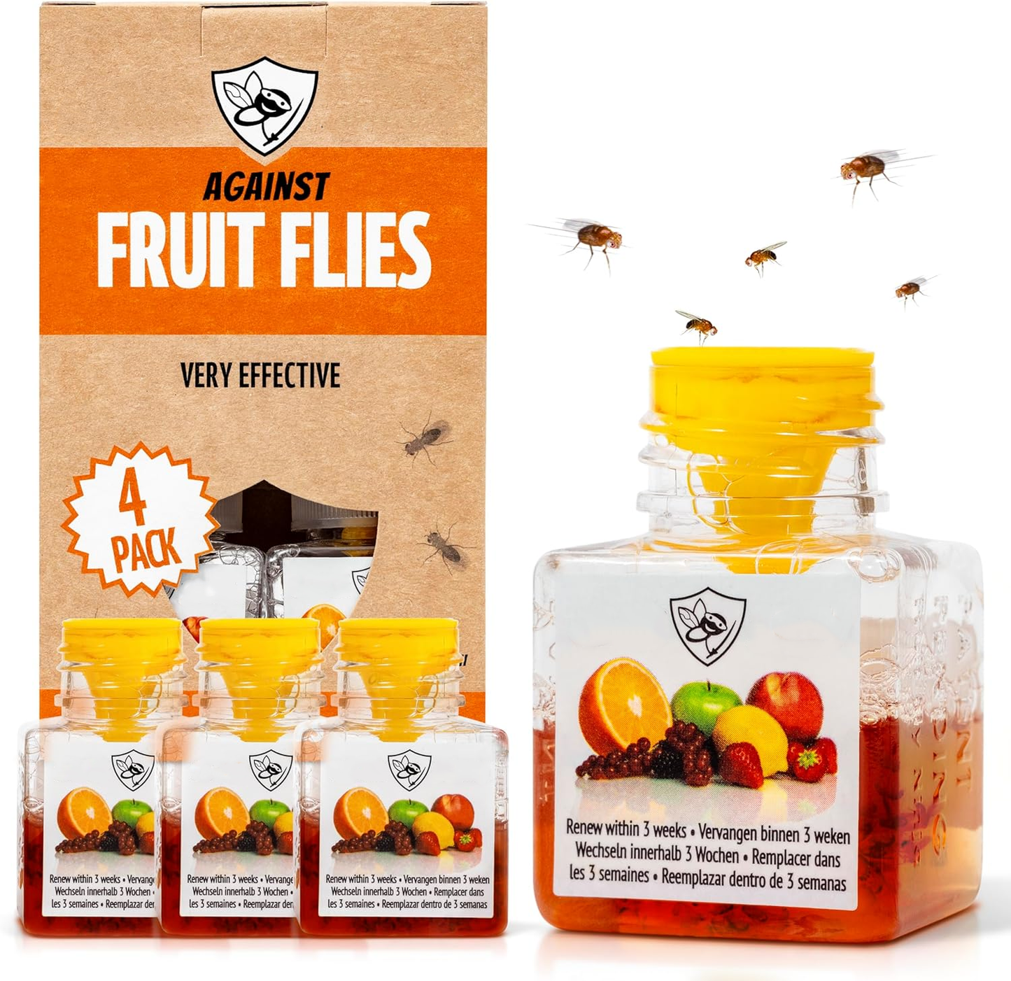 Highly Effective Fruit Fly Catcher for In
