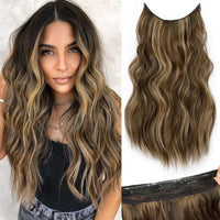 16 Inch Balayage Chocolate Brown to Caramel Blonde