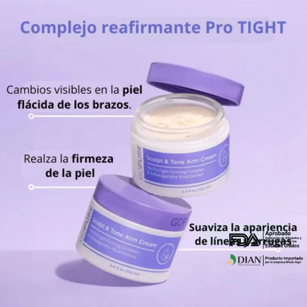 CREMA PARA ESCULPIR Y TONIFICAR BRAZOS