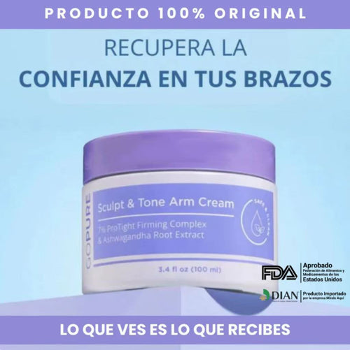 CREMA PARA ESCULPIR Y TONIFICAR BRAZOS