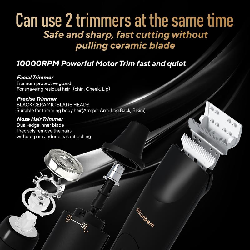 All-in-One Electric Body Hair Trimmer – Precision Grooming for Men & Women!