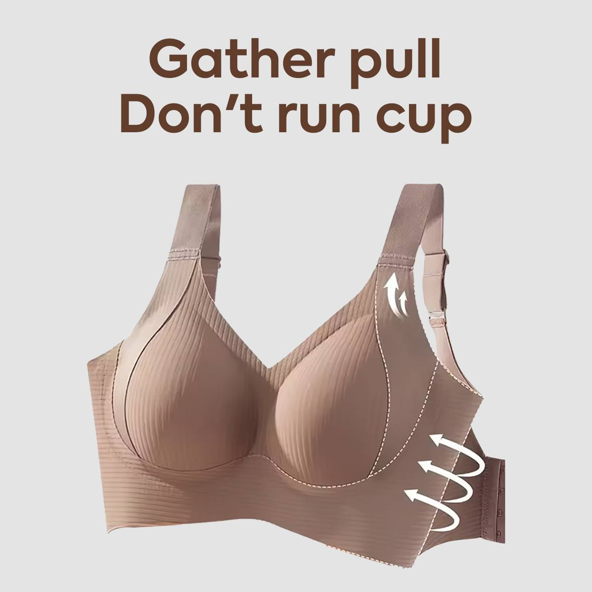 Widened Lifting Non Slip Shoulder Strap Bra