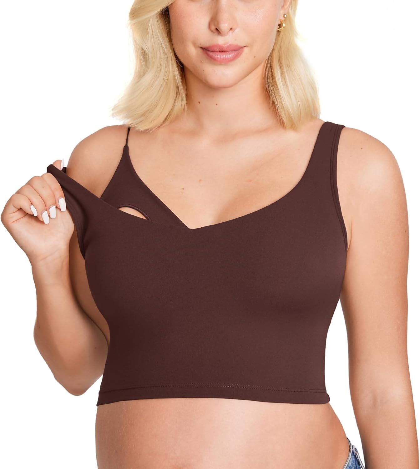 Nursing Crop Tank Top