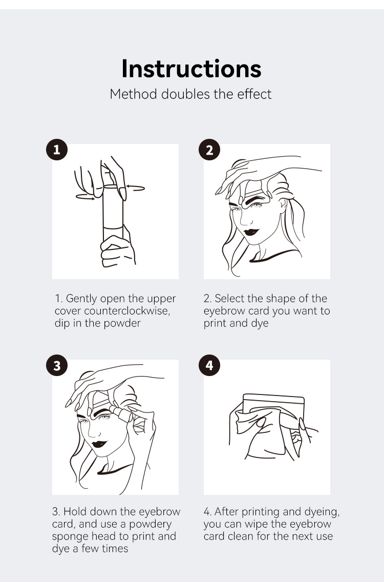 Eyebrow Seal Template Set โจ Great Value Offer โก๐