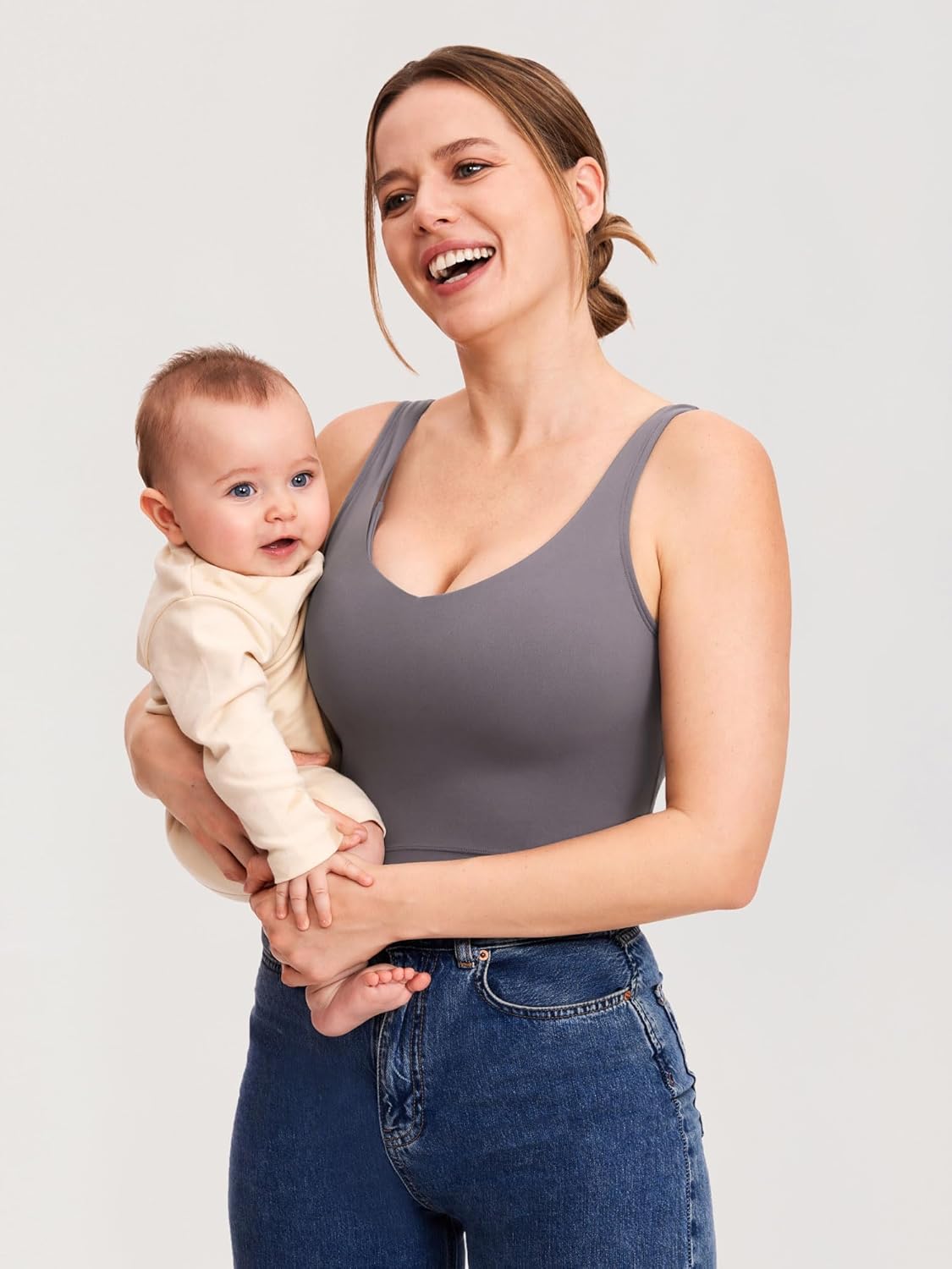 Nursing Crop Tank Top
