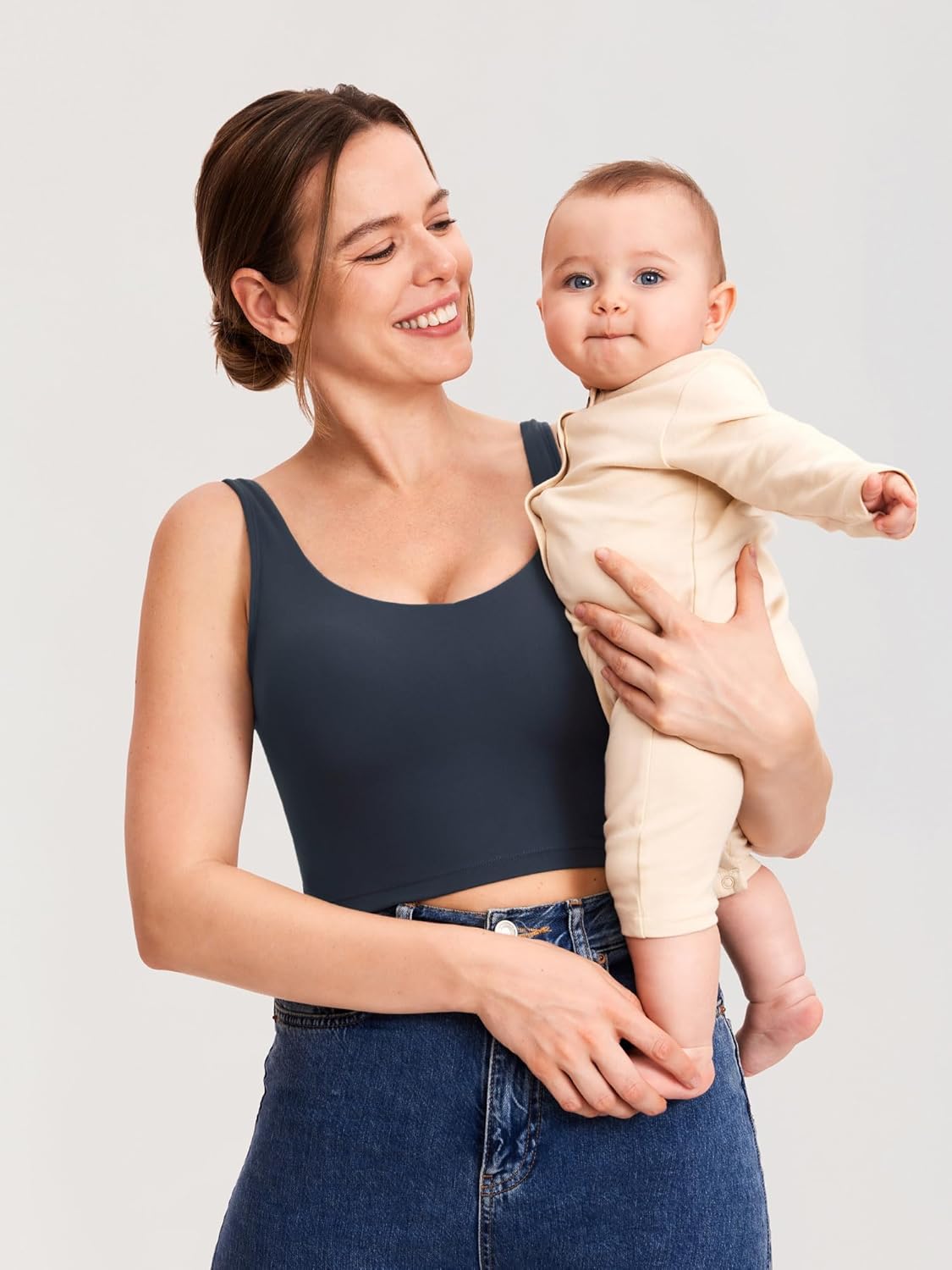 Nursing Crop Tank Top