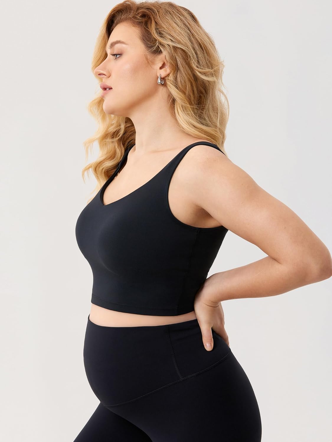 Nursing Crop Tank Top