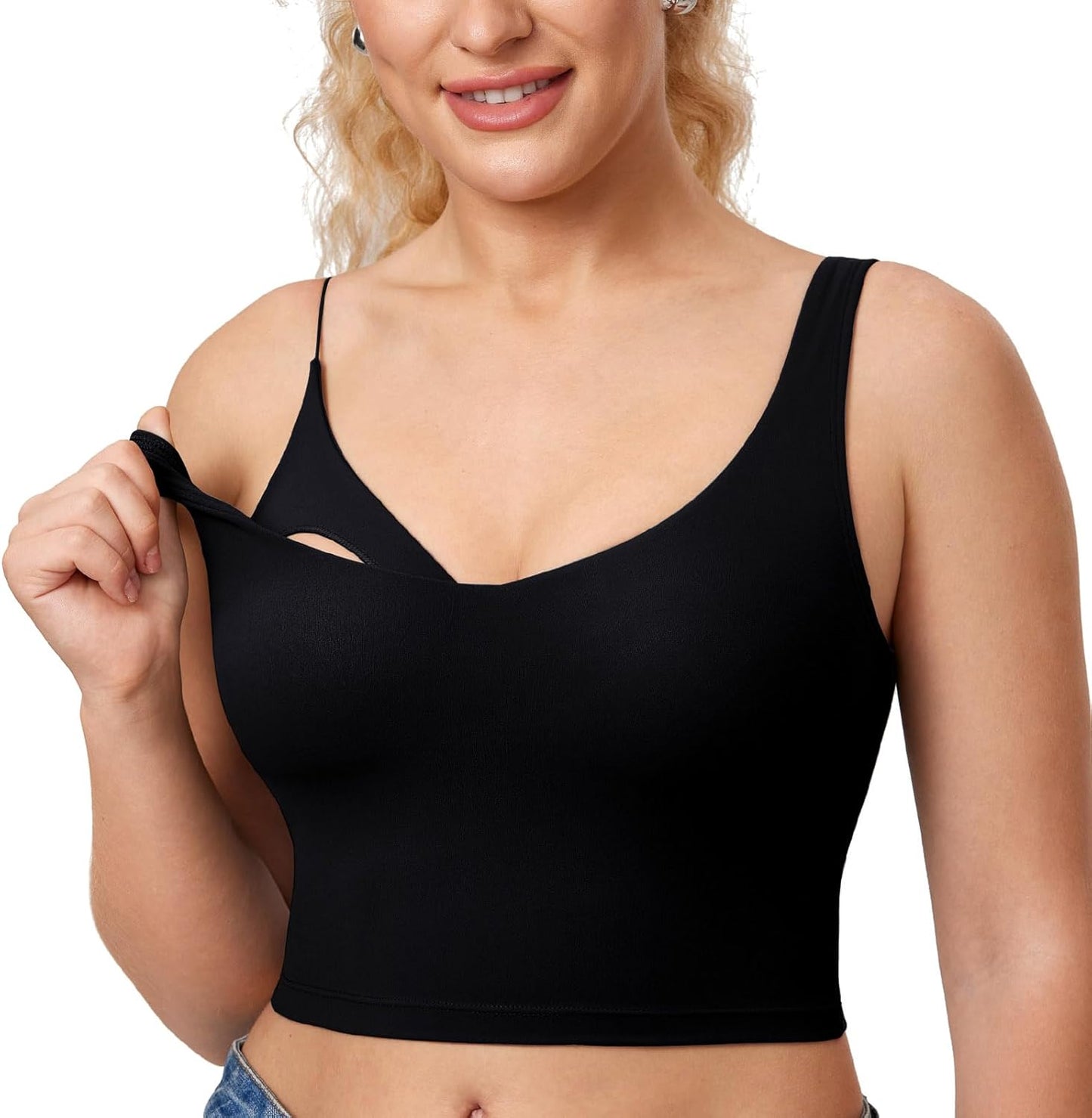 Nursing Crop Tank Top