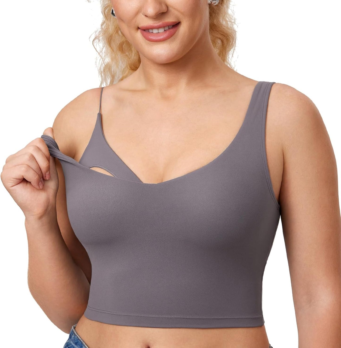 Nursing Crop Tank Top