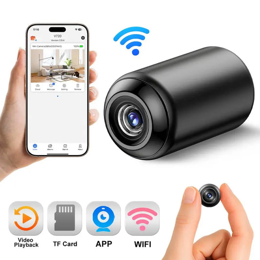 Indoor Security Camera Wireless Camera Hidden Spy Camera for Home Use, Mini Security Wireless WiFi Camera