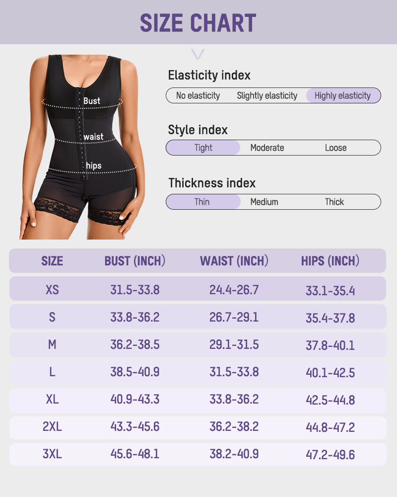 ⏳Limited-Time Offer🎉Extra Plus Size Shaper Bodysuit Tummy Control Shapewear With Bra
