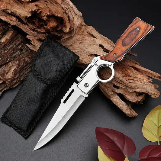 AK47 Pocket Folding Knife – 5C13Mov Steel, Locking Blade for Camping, Survival & EDC
