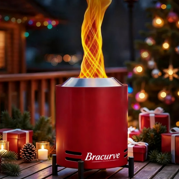 Outdoors Smokeless Fire Pit, 6.5-Inch Turbo Flame Tabletop Fire Pit