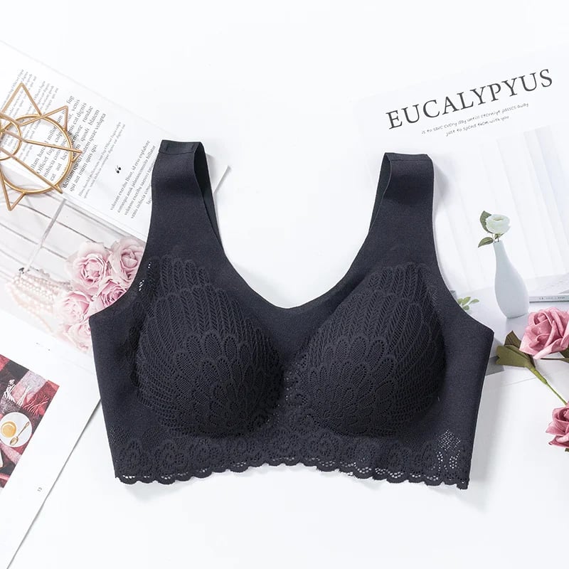 Graceful Anti-saggy Breathable Lace Large Size Bra