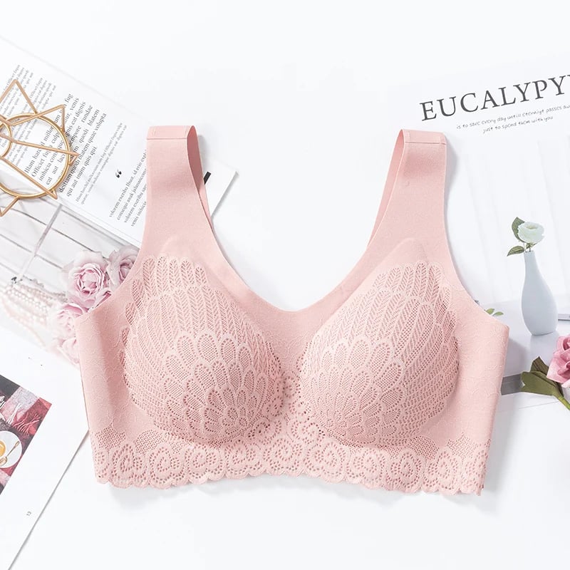 Graceful Anti-saggy Breathable Lace Large Size Bra