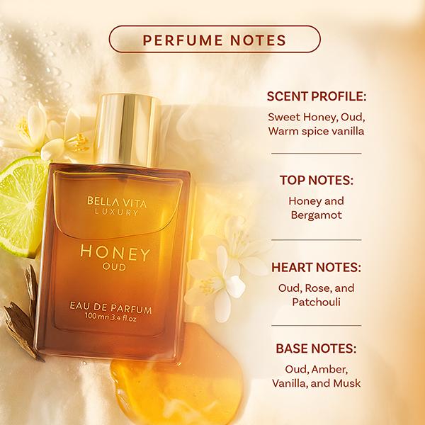 ๐ฏ Honey Oud EDP 100ml | Patchouli-Vanilla Floral Spicy Vegan Fragrance