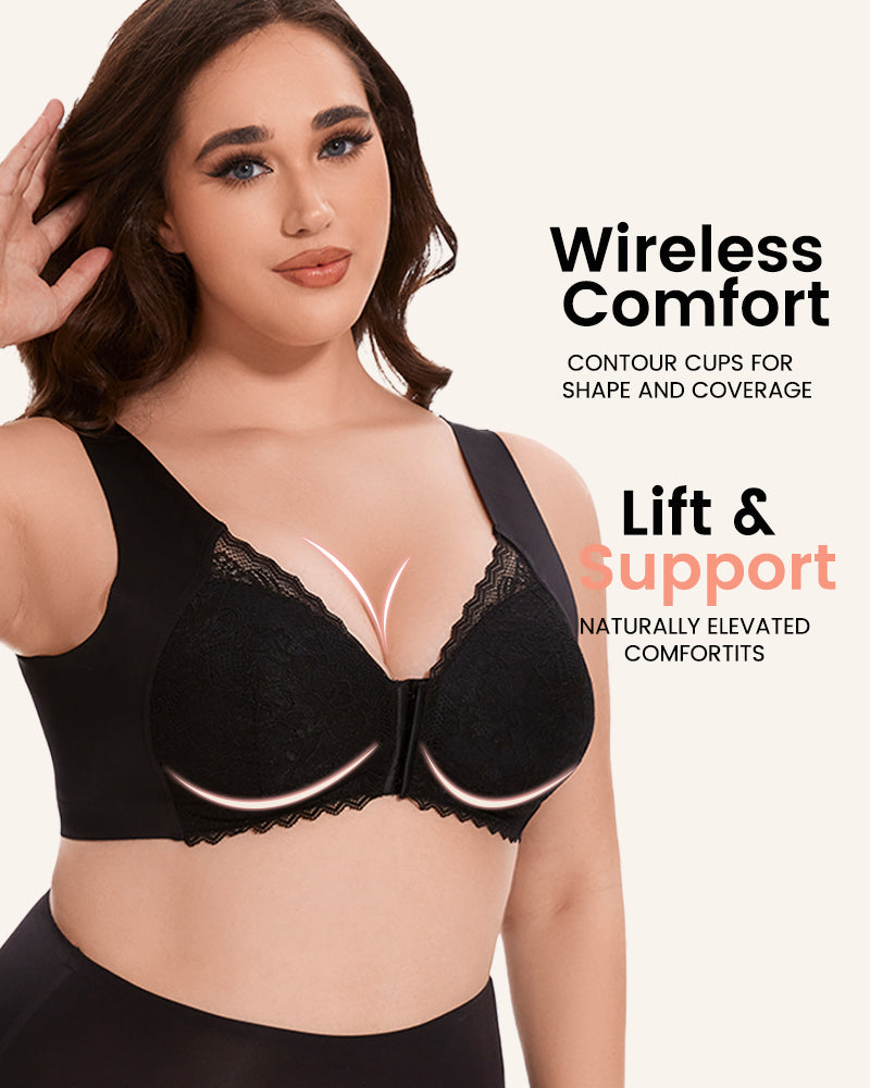 Front Closure '5D' Shaping  Wireless Bra