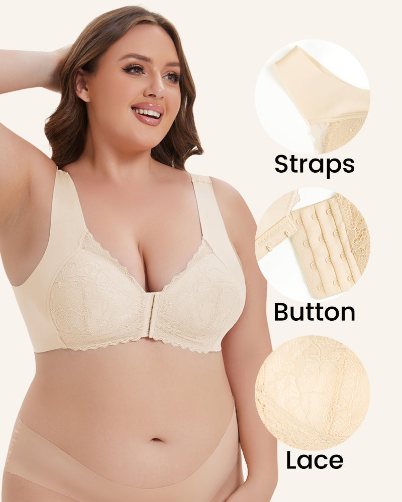 Front Closure '5D' Shaping  Wireless Bra
