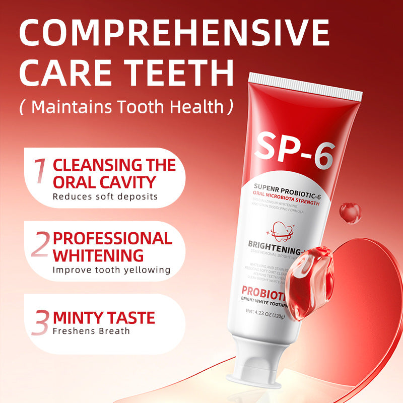 ✨ Probiotic Power Toothpaste ✨ | Repair Enamel 🦷 | 24h Fresh Breath 🌬️