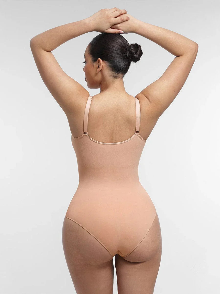 Seamless Chest Support Waist Control Shapewear Bodysuit