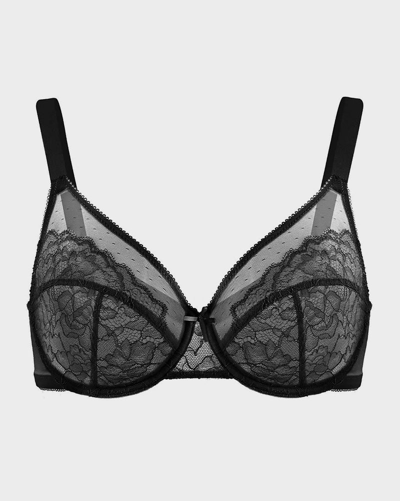 Enchante Unlined Lace Underwire Bra