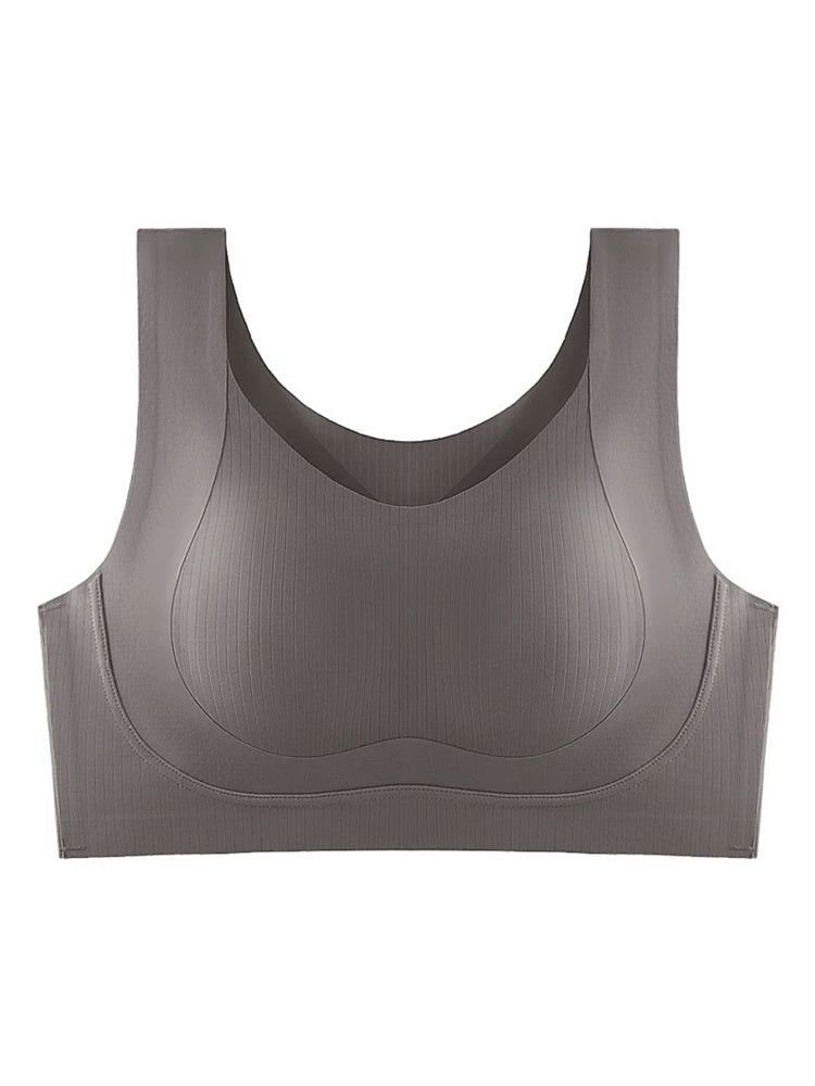 Comfortable Wireless Cami Bra No Buckles, One Piece Breast Minimizer Bra For Daily, Working & Sleeping