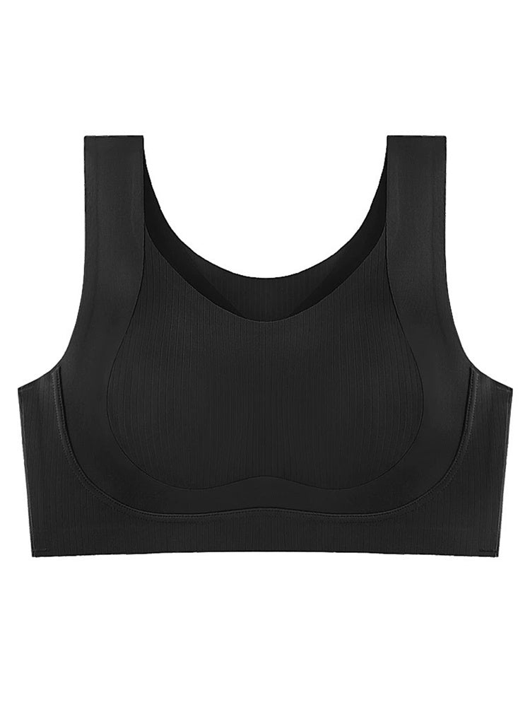 Comfortable Wireless Cami Bra No Buckles, One Piece Breast Minimizer Bra For Daily, Working & Sleeping