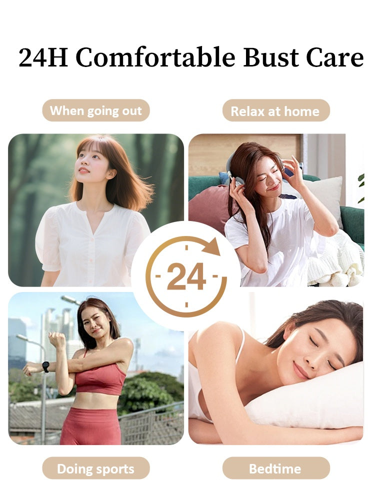 Comfortable Wireless Cami Bra No Buckles, One Piece Breast Minimizer Bra For Daily, Working & Sleeping