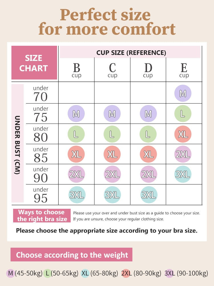 Comfortable Wireless Cami Bra No Buckles, One Piece Breast Minimizer Bra For Daily, Working & Sleeping