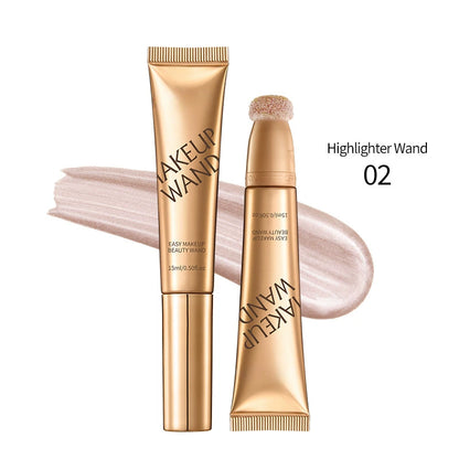 ✨"MUA’s Secret! Multi-Tasking Liquid Blush Stick – Brightens Tear Troughs & Smile Lines in One Swipe"
