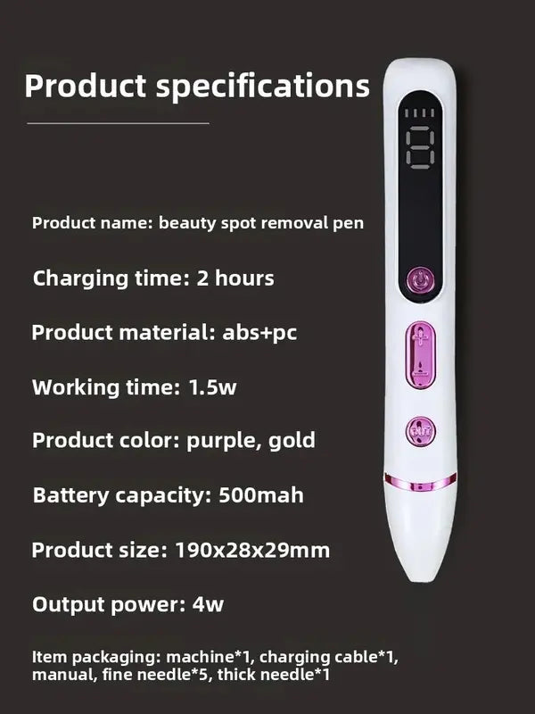 At-Home Laser Mole & Freckle Remover Pen – Traceless Spot Treatment