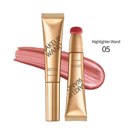 ✨"MUA’s Secret! Multi-Tasking Liquid Blush Stick – Brightens Tear Troughs & Smile Lines in One Swipe"