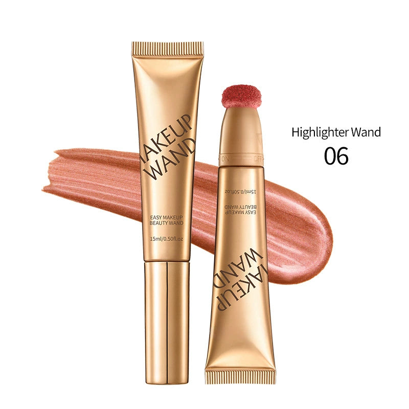 ✨"MUA’s Secret! Multi-Tasking Liquid Blush Stick – Brightens Tear Troughs & Smile Lines in One Swipe"