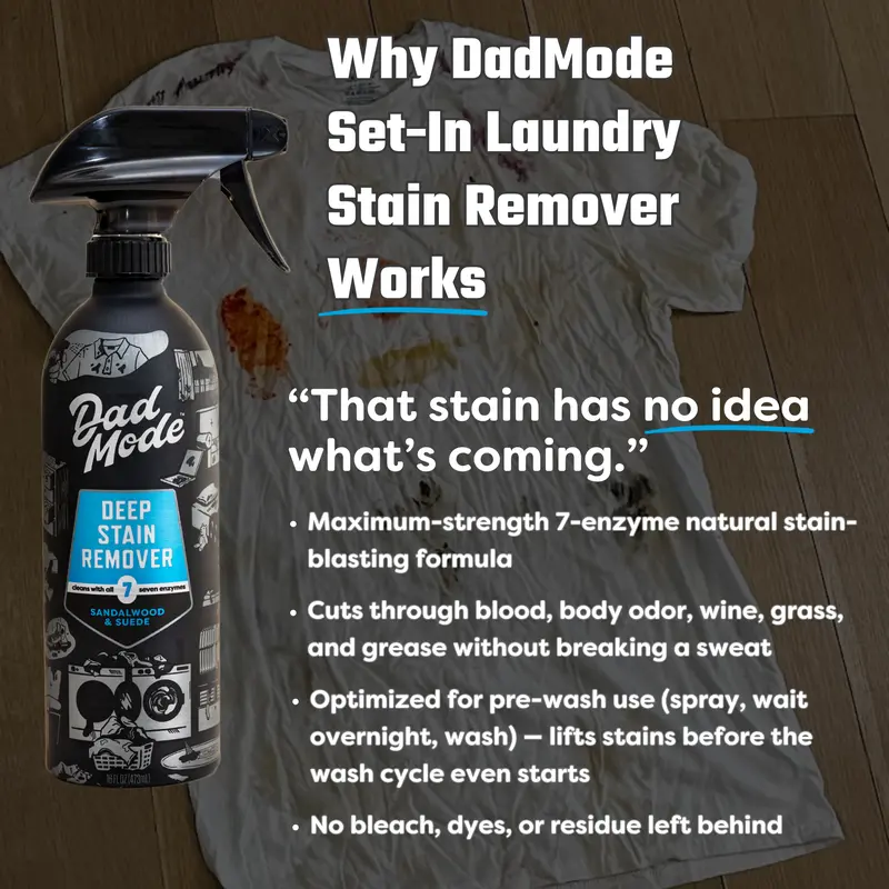 🔥7-Enzyme Laundry Detergent | Stain & Odor Destroyer | Sandalwood Scent🔥