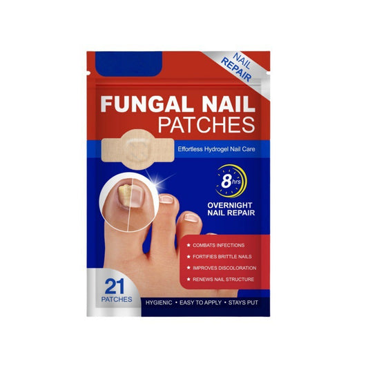 Fungal Nail Treatment Patches | 32 Count 🍄 8-Hour Overnight Repair 💤✨ Advanced Hydrogel Technology 💧🔬